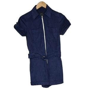 Y2K Guess Suede Romper